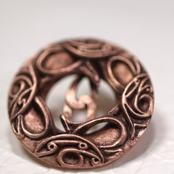 繩紋“直接耳環耳環”（659-507 / 純銅製成） 第7張的照片