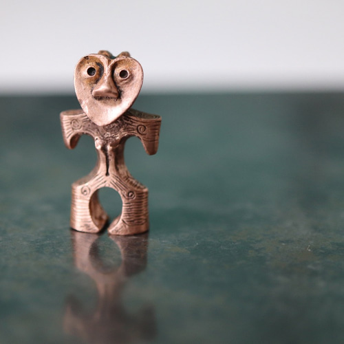 縄文土偶ペンダント（ハート型土偶/659-160） その他アクセサリー