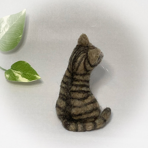 mia 受注商品 手乗りシリーズ キジトラ 猫 羊毛フェルト