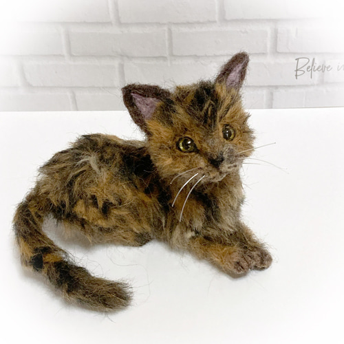 Mona様専用 羊毛フェルト ハンドメイド ブサかわ猫 - メルカリ