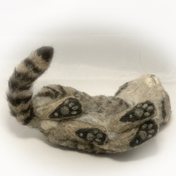 受注商品     LLLサイズ キジトラ  子猫   羊毛フェルト 7枚目の画像