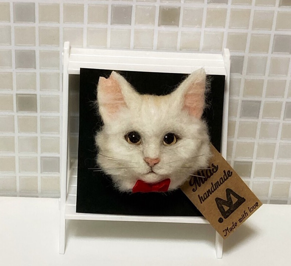 茶トラ 長毛 羊毛フェルト ハンドメイド サンプルページ