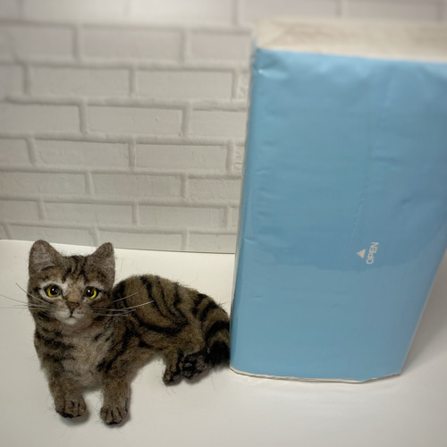 注文割引 mia 受注商品 手乗りシリーズ キジトラ 猫 羊毛フェルト その他