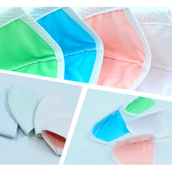☀️超接触冷感夏マスクパステル4色カラー選べる立体COOLMASK！洗って使える冷感抗菌マスク 2枚目の画像
