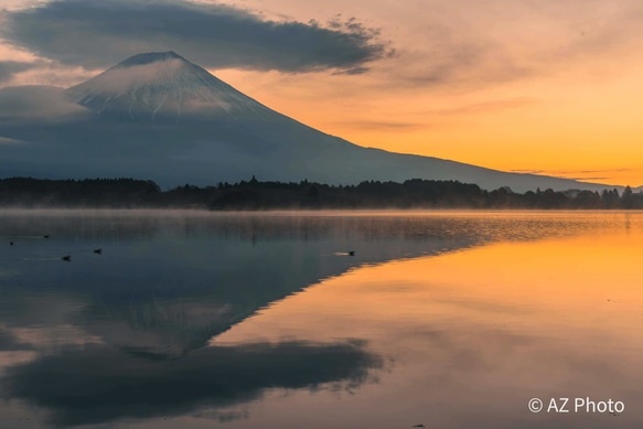 ポストカード5枚セット　富士山と朝焼け 5枚目の画像