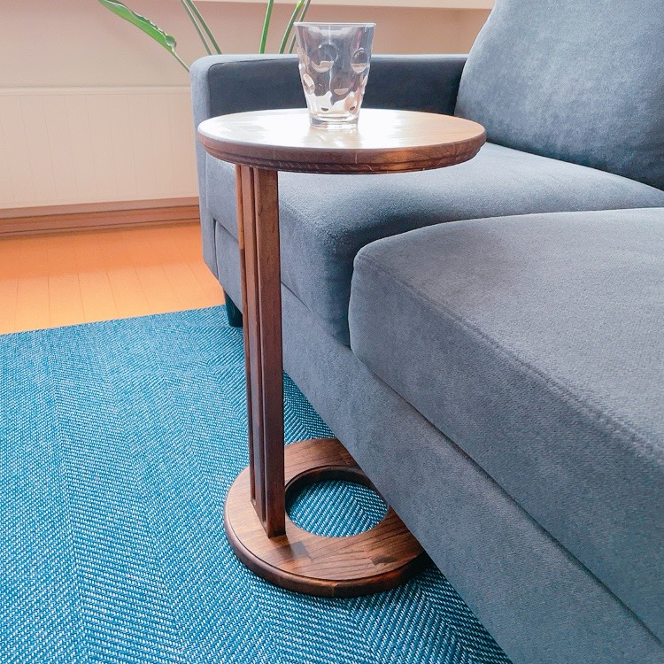 Newカラー♪シンプルでオシャレな丸いサイドテーブル・コーヒーテーブル♪