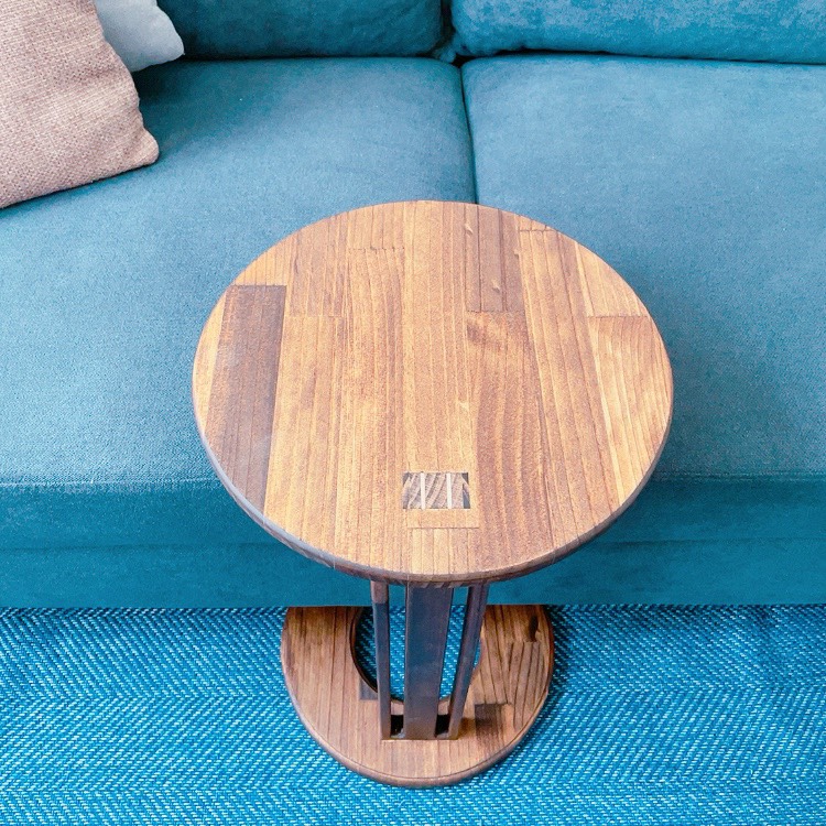 Newカラー♪シンプルでオシャレな丸いサイドテーブル・コーヒーテーブル♪