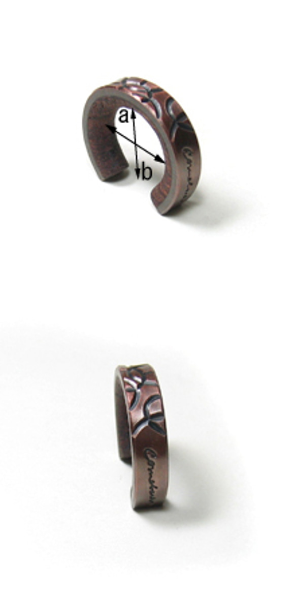 cometman 銅とブビンガ材のリング1 2枚目の画像