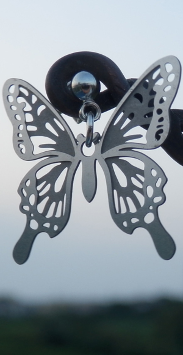 cometman 透かし 蝶（チョウ）の羽のピアスorイヤリング 4枚目の画像
