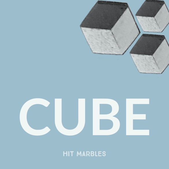 寄木のイヤリング 【cube】 <red×wht×yel> 5枚目の画像