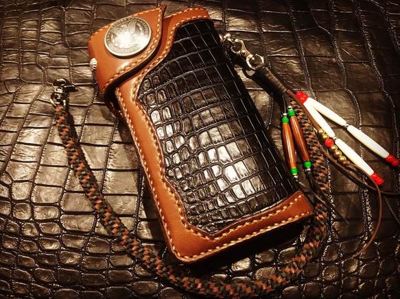 Gravy Leather スモール クロコダイル×栃木レザー スペシャル