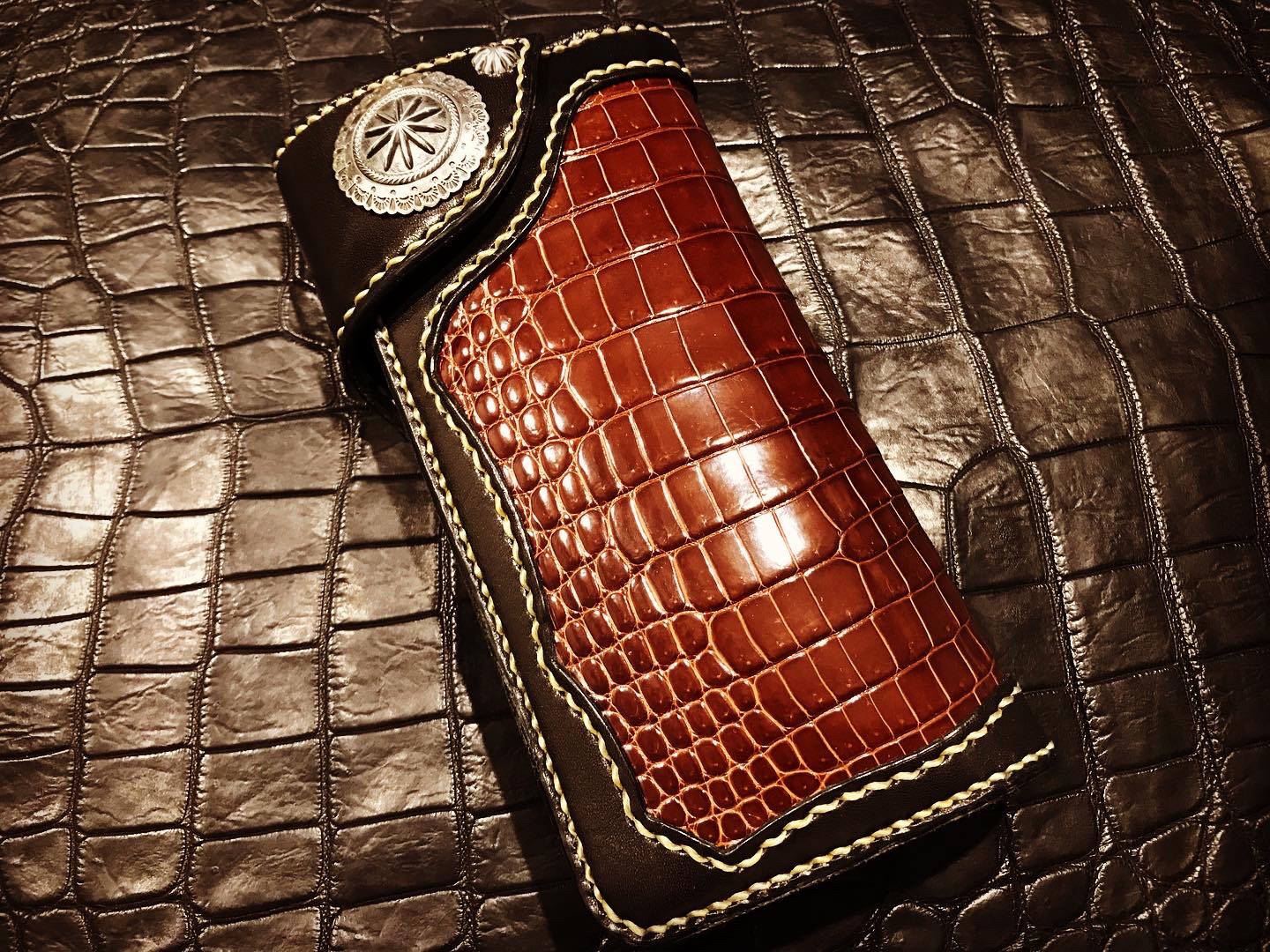 Gravy Leather スモール クロコダイル×栃木レザー スペシャル