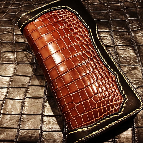 Gravy Leather スモール クロコダイル×栃木レザー スペシャル