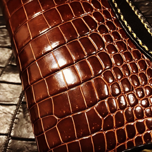 Gravy Leather スモール クロコダイル×栃木レザー スペシャル