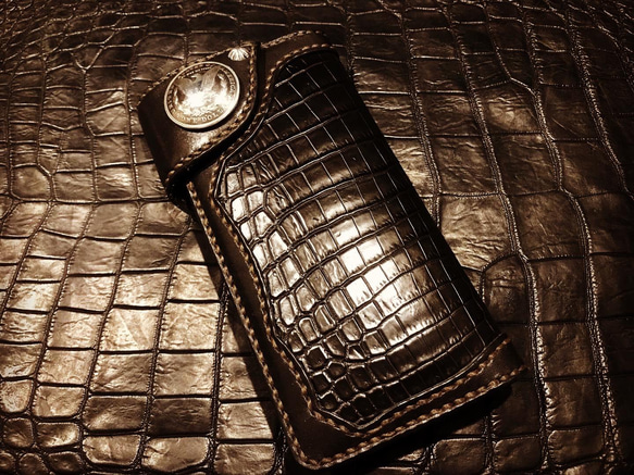 Gravy Leather スモール クロコダイル×栃木レザー スペシャル