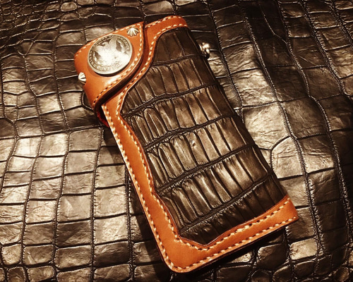 Gravy Leather スモール クロコダイル×栃木レザー スペシャル
