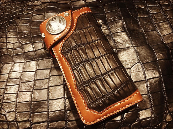 史上最も激安 Gravy スペシャル クロコダイル×栃木レザー スモール Leather 財布・ケース・小物入れ
