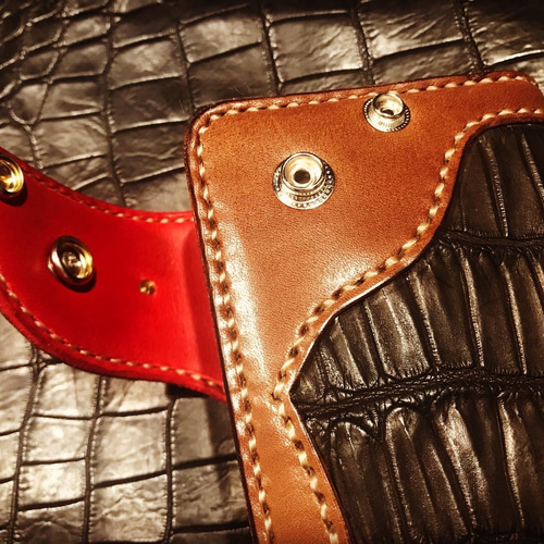 Gravy Leather スモール クロコダイル×栃木レザー スペシャル