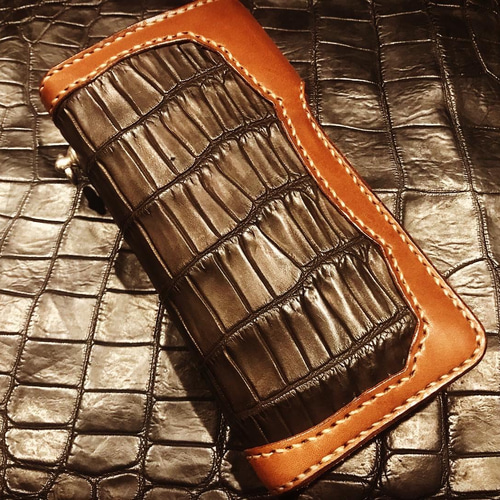 Gravy Leather スモール クロコダイル×栃木レザー スペシャル