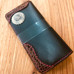 Gravy Leather 栃木レザー 長財布 サドルレザー 本革シルバー925 Gravy Leather 栃木レザー 長財布 サドルレザー 本革シルバー925