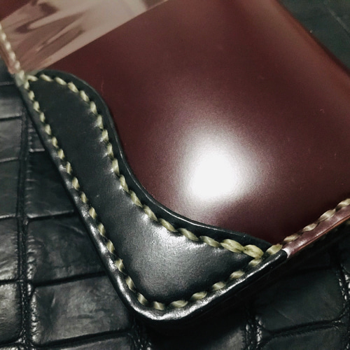 Gravy Leather 新喜皮革 コードバン×栃木レザー バイカー ウォレット