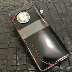 Gravy Leather 新喜皮革 コードバン×栃木レザー バイカー ウォレット