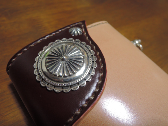 Gravy Leather 新喜皮革 コードバン×栃木レザー スペシャル ライダース ロング ウォレット 長財布 馬革 Gravy Leather