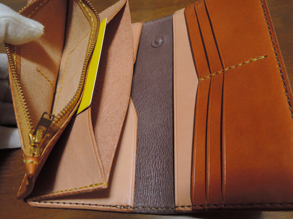 Gravy Leather 新喜皮革 コードバン×栃木レザー スペシャル ライダース ロング ウォレット 長財布 馬革 Gravy Leather