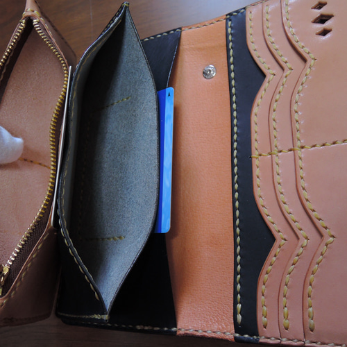 Gravy Leather 栃木レザー サドルレザー ロング ウォレット ネイティブ