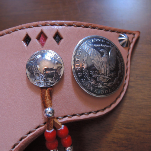 Gravy Leather 栃木レザー サドルレザー バイカー ウォレット インレイ