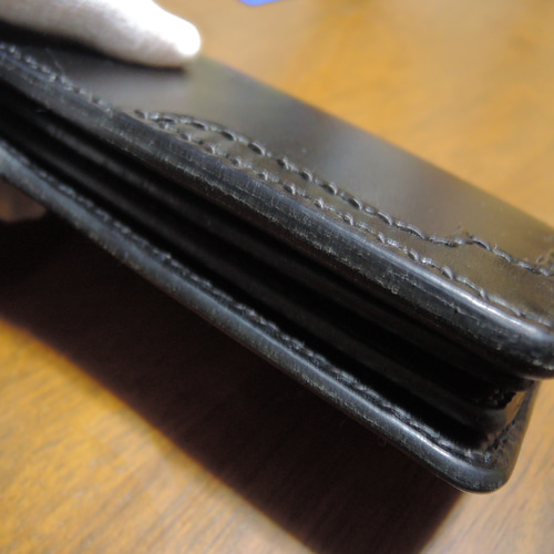 Gravy Leather 栃木レザー オイルレザー バイカー ウォレット ブラック