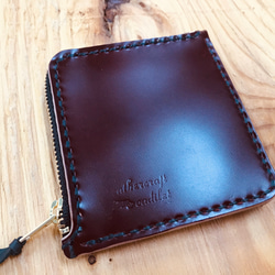 Gravy Leather 新喜皮革 コードバン コインケース 小銭入れ ミニ ウォレット ネイティブ インディアン 4枚目の画像