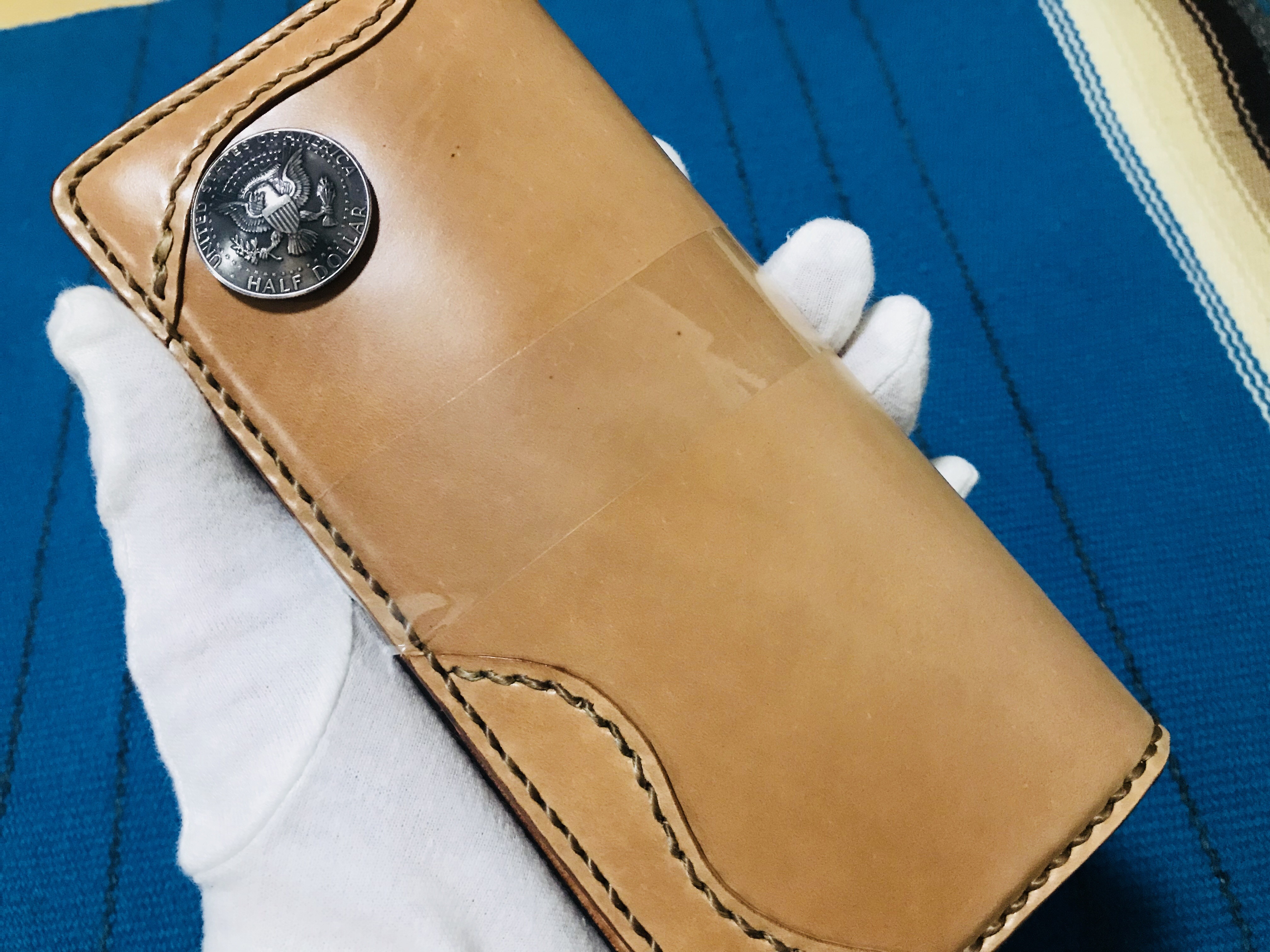 Gravy Leather 新喜皮革 コードバン カード ケース ウォレット 札入れ ネイティブ インディアン 馬革