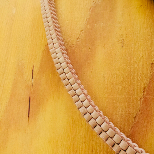 Gravy Leather カンガルー革 スクエア 編み ウォレット ロープ