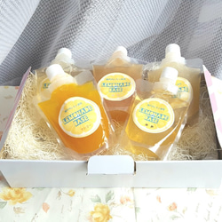 完売　レモネード ベース　瀬戸内レモン使用　５種類の味　プレーン　白桃　マンゴー　黒酢　麹甘酒 3枚目の画像