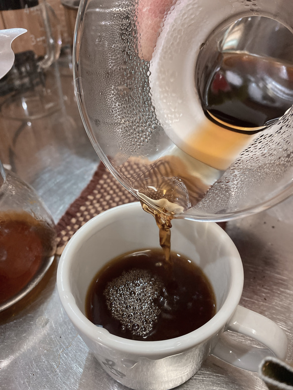 春の福袋　ハリオ新製品Glass Coffee Makerとブラジルサクラブルボン200gセットおまけ付き 4枚目の画像