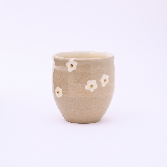 フリーカップ（白い小花） 2枚目の画像
