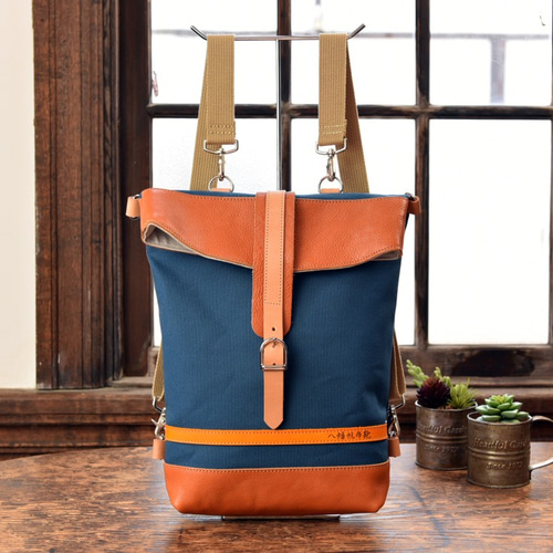 JUNE　楕円底リュック（L）　帆布 JUNE様専用 楕円底リュック（L） 帆布 - メルカリ