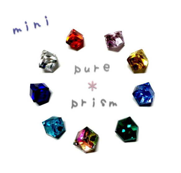 mini pure＊prism ピアス 1枚目の画像