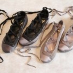 絲緞繫帶芭蕾舞鞋輕盈柔軟② 第8張的照片