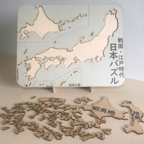 刀剣乱舞-ONLINE-戦国時代日本地図アクリルパズル 次世代WHFオンライン