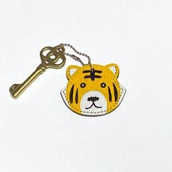 Tiger Pochi Charm 可容納約 2 500 日元硬幣的緊急錢包吊飾 Tiger (Tora) 第3張的照片