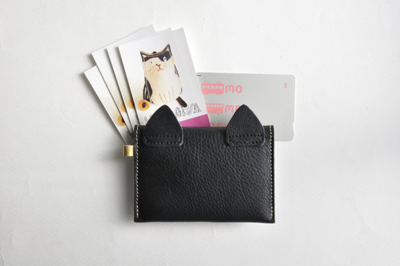 名片和IC卡插卡盒 八爪貓黑白 第3張的照片