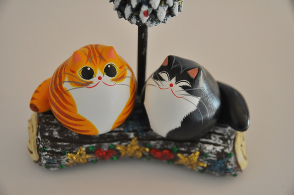 ブッシュドシャ（腹白黄トラ×白黒タキシード） 3枚目の画像