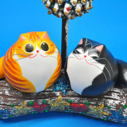 ブッシュドシャ（腹白黄トラ×白黒タキシード） 2枚目の画像