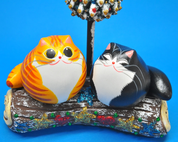 ブッシュドシャ（腹白黄トラ×白黒タキシード） 2枚目の画像