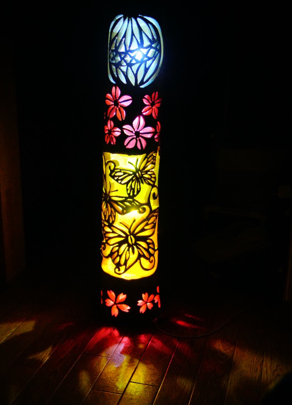 竹灯籠 竹灯り 〜〜蝶〜〜