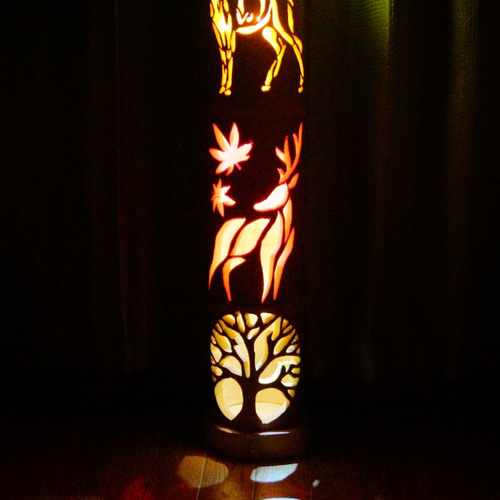 竹灯り 彩シリーズ 〜森〜 竹灯籠 孟宗竹