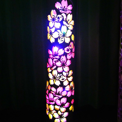 竹灯り 彩シリーズ 〜花見〜 竹灯籠 極太孟宗竹