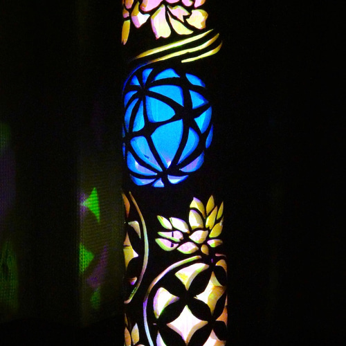 竹灯り 彩シリーズ 〜蝶手毬〜 竹灯籠 極太孟宗竹